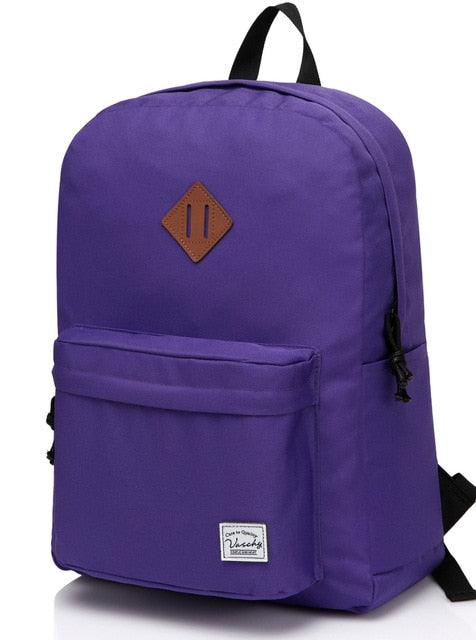Great School Backpack - Teenagers Travel School Bags - Fashion Classic University Student Backpacks (1U78)