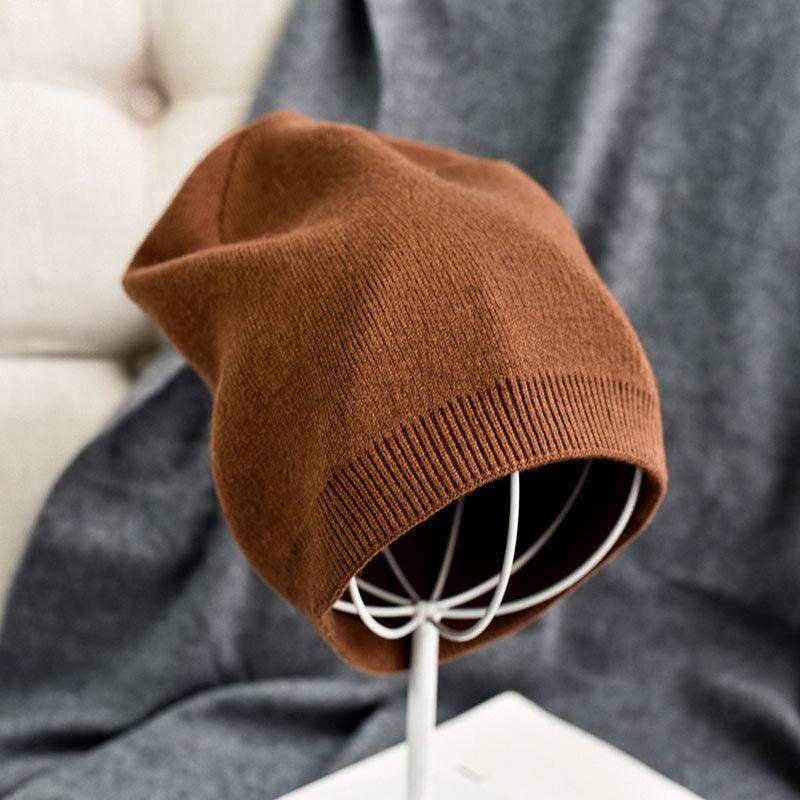 Great 6 Colors Unsex Autumn Winter Solid Color Beanies (1U87)