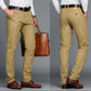 Men's Pants - Cotton Casual Stretch Trousers - Straight High Quality 4 color Pant Suit (D9)(TG1)(CC2)
