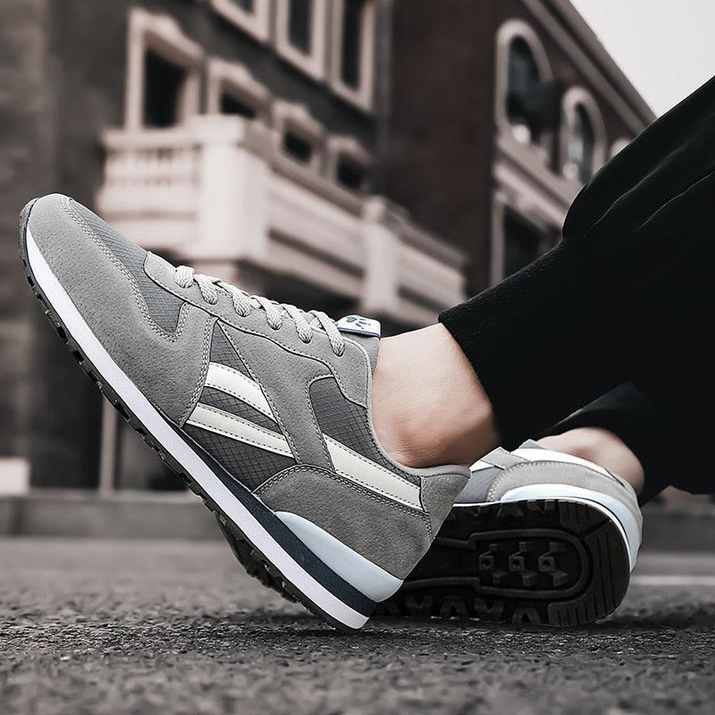 Great Men's Sneakers - Anti-skid Rubber Walking Breathable Spring Summer Comfortable Trainers (MSC3)(MSA1)(F12)