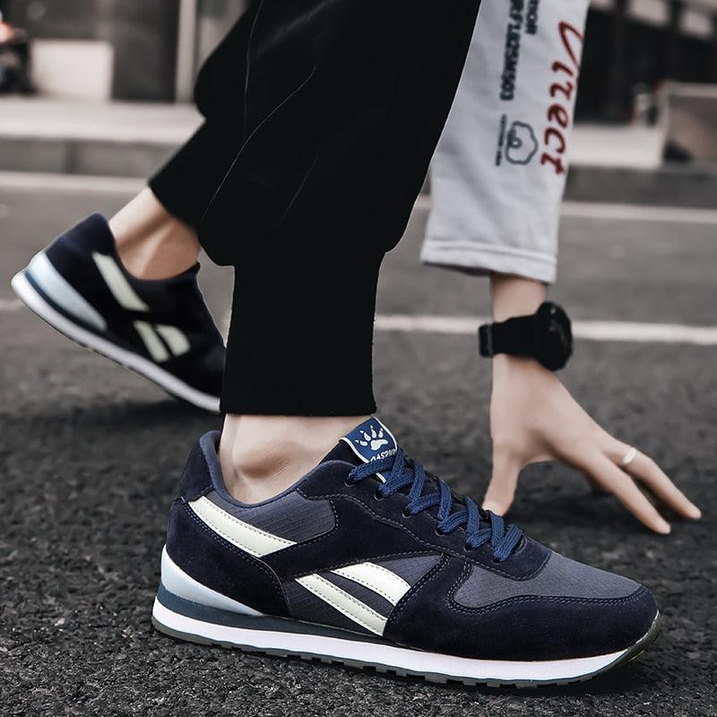 Great Men's Sneakers - Anti-skid Rubber Walking Breathable Spring Summer Comfortable Trainers (MSC3)(MSA1)(F12)