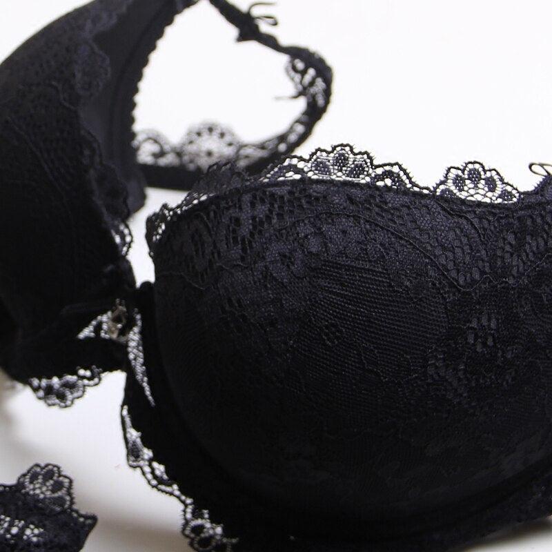 Gorgeous Sexy Lace Push Up Bra - Gathers Women's Underwear (TSB3)