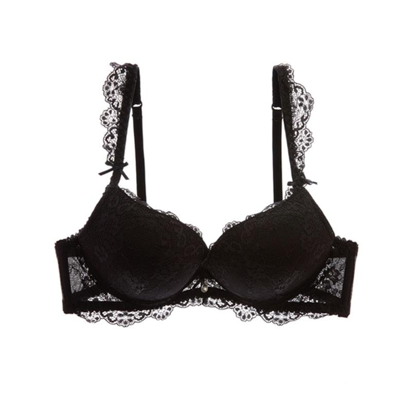 Gorgeous Sexy Lace Push Up Bra - Gathers Women's Underwear (TSB3)