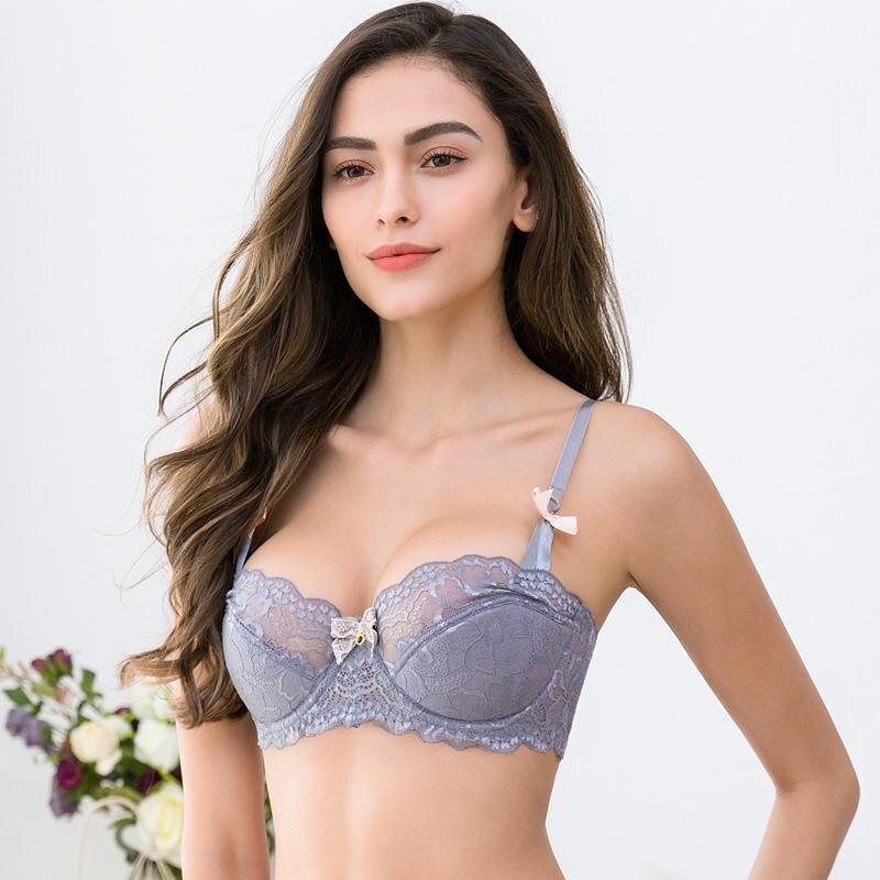 Amazing Transparent Ladies Ultra Thin Push Up Lace Underwear Bras (TSB2)(TSB3)
