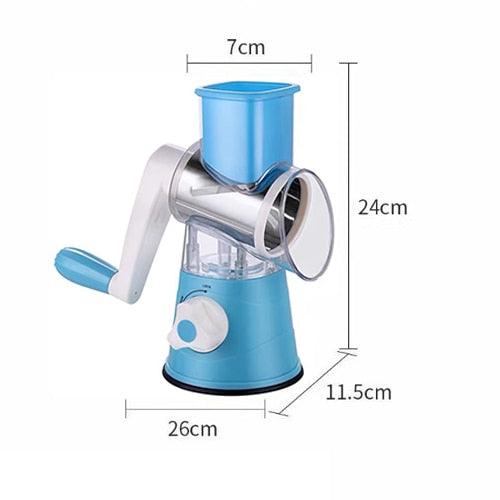 Vegetable Cutter Round Slicer Kitchen Accessories- Multifunctional Circular Slicer Potato Cheese Fruit Vegetable Kitchen Gadgets (D61)(AK3)