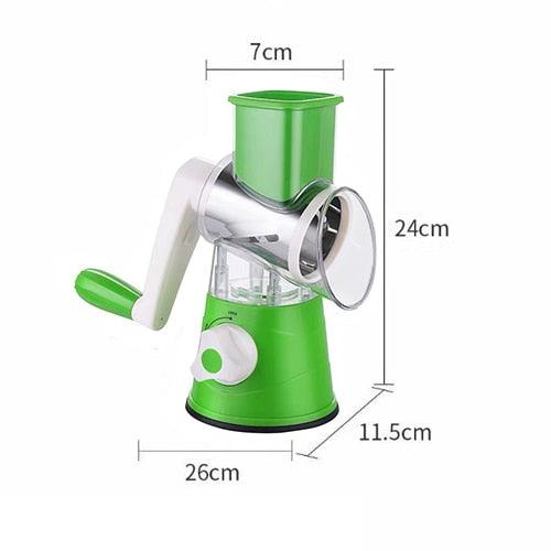 Vegetable Cutter Round Slicer Kitchen Accessories- Multifunctional Circular Slicer Potato Cheese Fruit Vegetable Kitchen Gadgets (D61)(AK3)