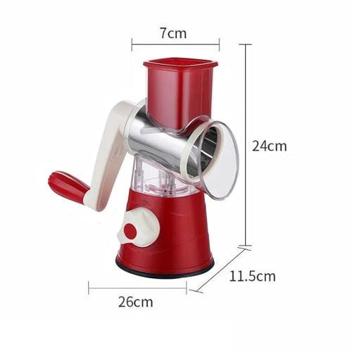 Vegetable Cutter Round Slicer Kitchen Accessories- Multifunctional Circular Slicer Potato Cheese Fruit Vegetable Kitchen Gadgets (D61)(AK3)