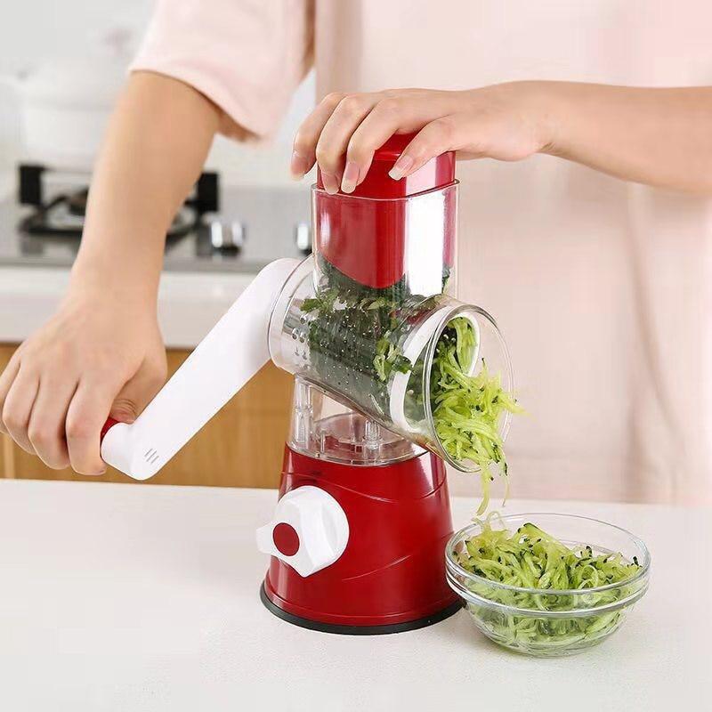 Vegetable Cutter Round Slicer Kitchen Accessories- Multifunctional Circular Slicer Potato Cheese Fruit Vegetable Kitchen Gadgets (D61)(AK3)