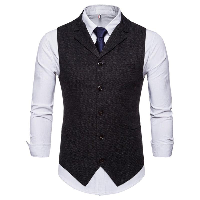 Trending Vest - Men Business Vest - Casual Waistcoat Formal Suit Gilet Vest (T3M)(T4G)