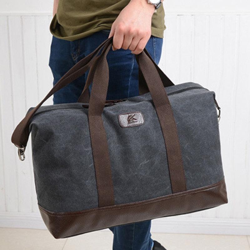 Great Canvas Bags - Travel Hand Luggage Bags - Overnight Bags - Outdoor Storage Bag (1U78)(LT3)