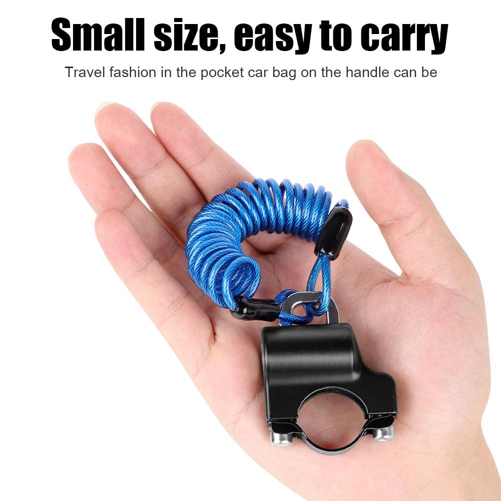 Anti-theft Lock With Wire Rope Cycling Helmet Locks - Electric Scooter MTB Bike Safety Cable Lock (LT6)(F104)