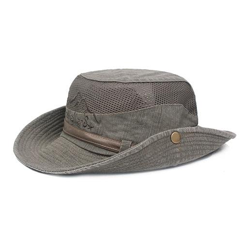 Tactical Hats Summer Sun-proof Wide Brim Fishing Bucket Hats Outdoor Hiking Hunting Sun Hats (MA8)(WH8)