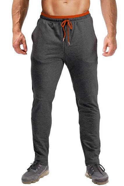 Men's Track Pants - Athletic Fit Running Pants - Gym Sweat Pants Jogger Pants (1U101)(1U9)