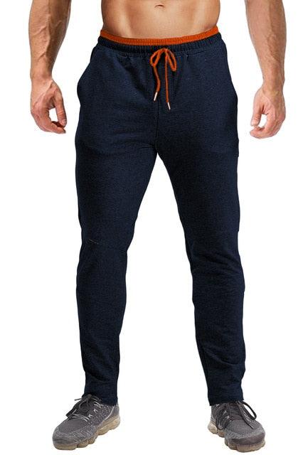 Men's Track Pants - Athletic Fit Running Pants - Gym Sweat Pants Jogger Pants (1U101)(1U9)