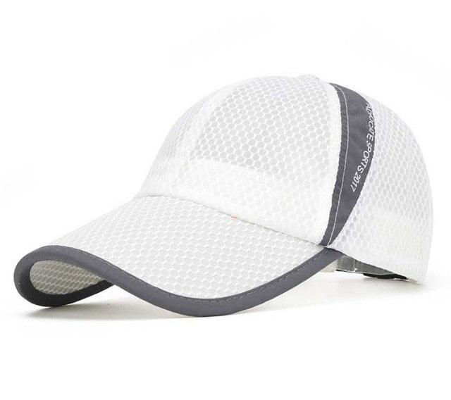 Summer Men Women Hiking Caps - Outdoor Sport Camping Hats - Mesh Baseball Cap Headwear Caps (MA8)(WH8)