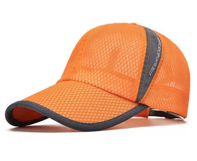 Summer Men Women Hiking Caps - Outdoor Sport Camping Hats - Mesh Baseball Cap Headwear Caps (MA8)(WH8)