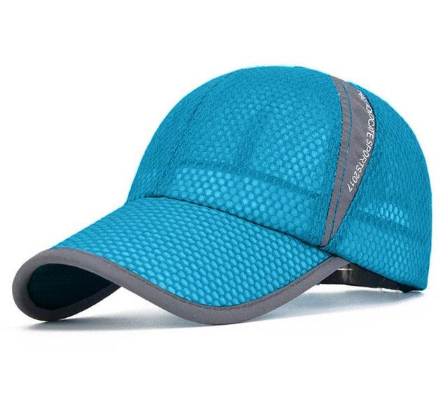 Summer Men Women Hiking Caps - Outdoor Sport Camping Hats - Mesh Baseball Cap Headwear Caps (MA8)(WH8)