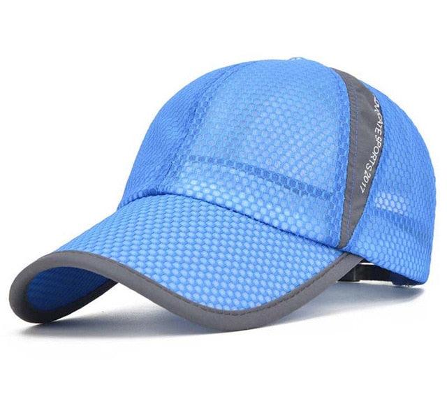 Summer Men Women Hiking Caps - Outdoor Sport Camping Hats - Mesh Baseball Cap Headwear Caps (MA8)(WH8)
