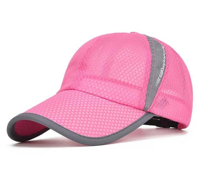 Summer Men Women Hiking Caps - Outdoor Sport Camping Hats - Mesh Baseball Cap Headwear Caps (MA8)(WH8)