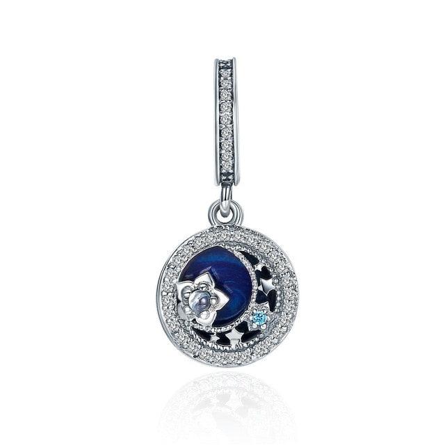 Great Real 925 Sterling Silver 20 Style Charms - Zircon Beads - Dangle Charm Jewelry Gift (D81)(6JW)