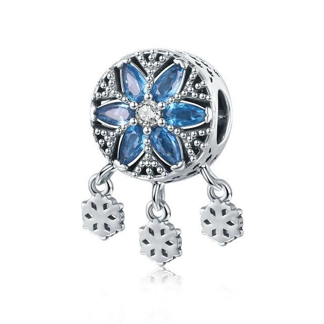 Great Real 925 Sterling Silver 20 Style Charms - Zircon Beads - Dangle Charm Jewelry Gift (D81)(6JW)