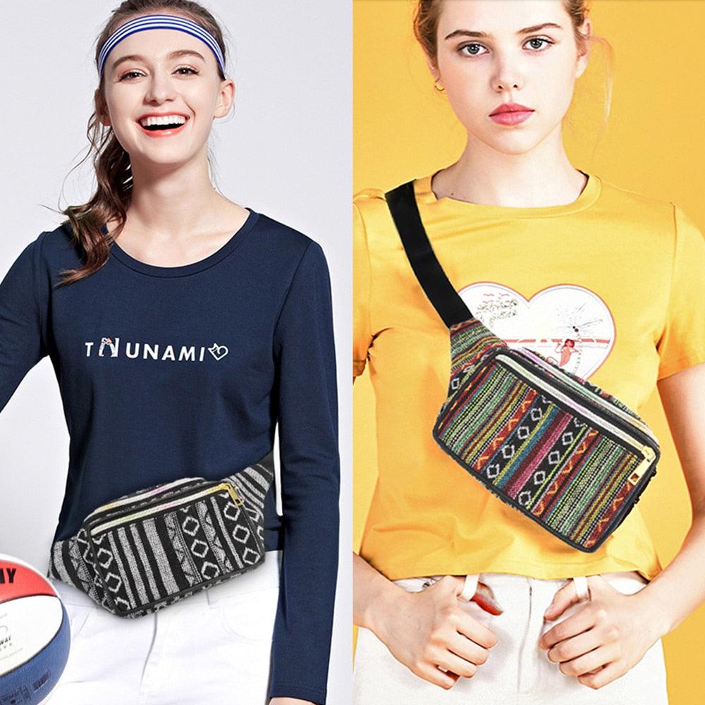 Waist Bag -Fashion Belt Bag - Travel Waterproof Polyester Running Bag (LT8)