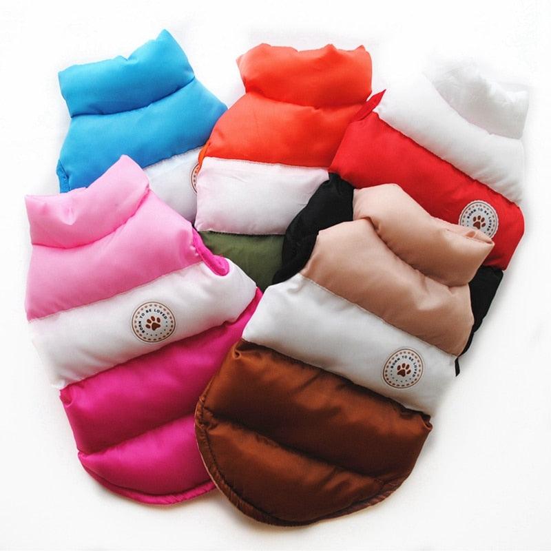Warm Pet Clothing for Dog - Clothes Thickening Clothes Vest Costume Autumn And Winter Pet Puppy Warm Jacket (2U69)