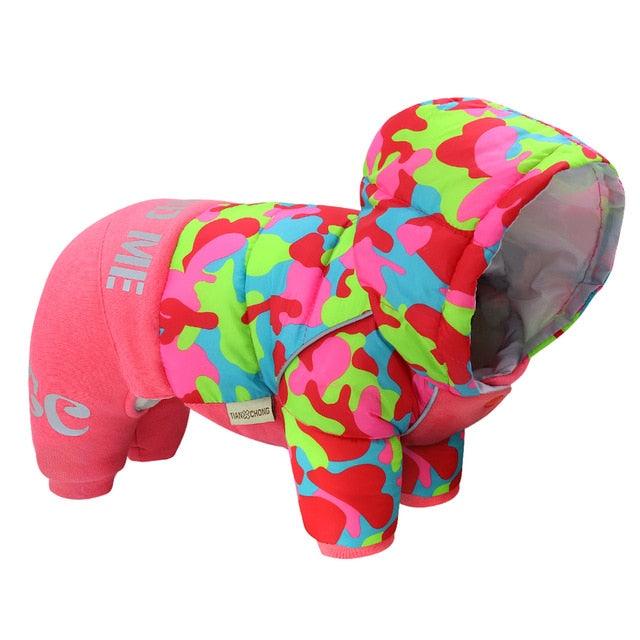 Great Warm Pet Dog Clothes - Winter Dog Jumpsuits - French Bulldog Dog Coat Jacket Pet Chihuahua Clothing (D69)(W5)(W1)(W2)