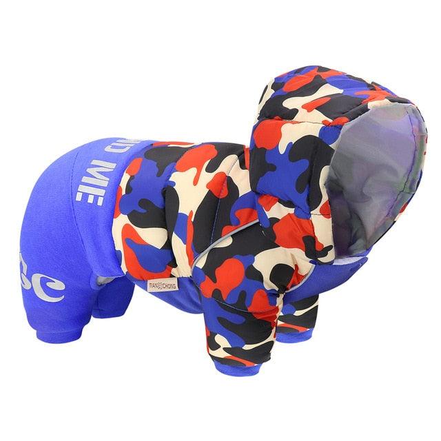 Great Warm Pet Dog Clothes - Winter Dog Jumpsuits - French Bulldog Dog Coat Jacket Pet Chihuahua Clothing (D69)(W5)(W1)(W2)