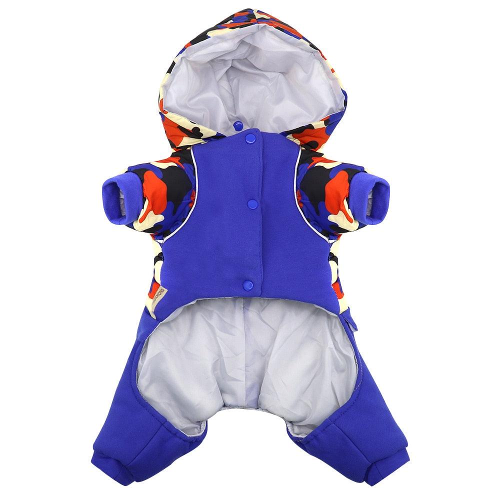 Great Warm Pet Dog Clothes - Winter Dog Jumpsuits - French Bulldog Dog Coat Jacket Pet Chihuahua Clothing (D69)(W5)(W1)(W2)
