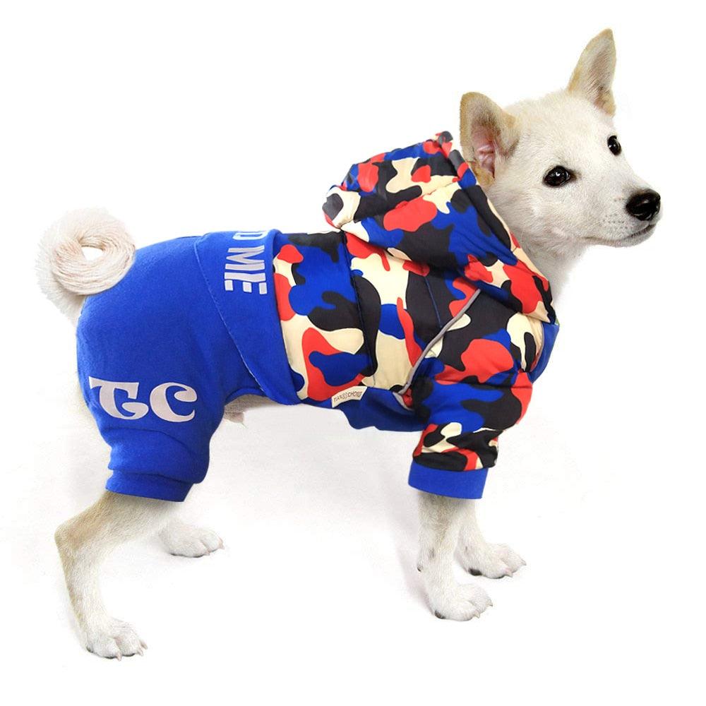 Great Warm Pet Dog Clothes - Winter Dog Jumpsuits - French Bulldog Dog Coat Jacket Pet Chihuahua Clothing (D69)(W5)(W1)(W2)