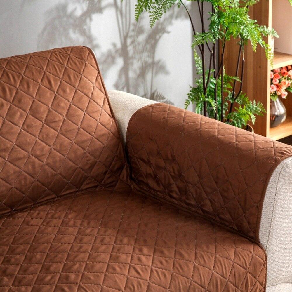 Washable Removable Cover For Sofa - Dog Pets Furniture Protector Anti-Slip Armrest Slipcover Armchair Couch Cover (7W3)(F74)