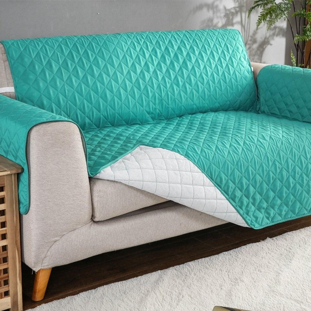 Washable Removable Cover For Sofa - Dog Pets Furniture Protector Anti-Slip Armrest Slipcover Armchair Couch Cover (7W3)(F74)
