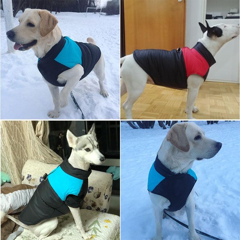 Waterproof Dog Clothes - Small Dogs Winter Warm Pet Dog Coat - Large Dog Clothes Puppy Pug Vest (W1)