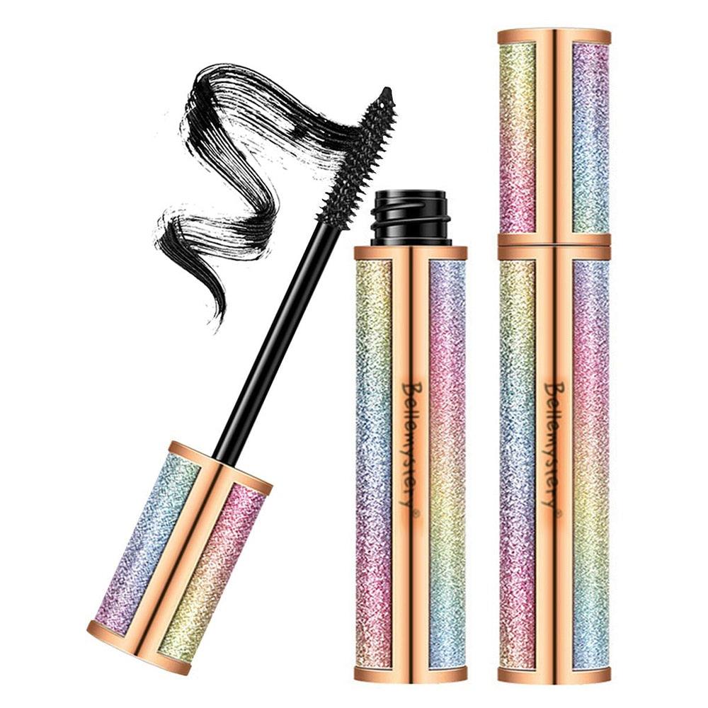 Waterproof Slender Mascara Eyeliner Set Long Thick Eyelash Curling Mascara Long Lasting Sweat Proof (M2)(1U86)