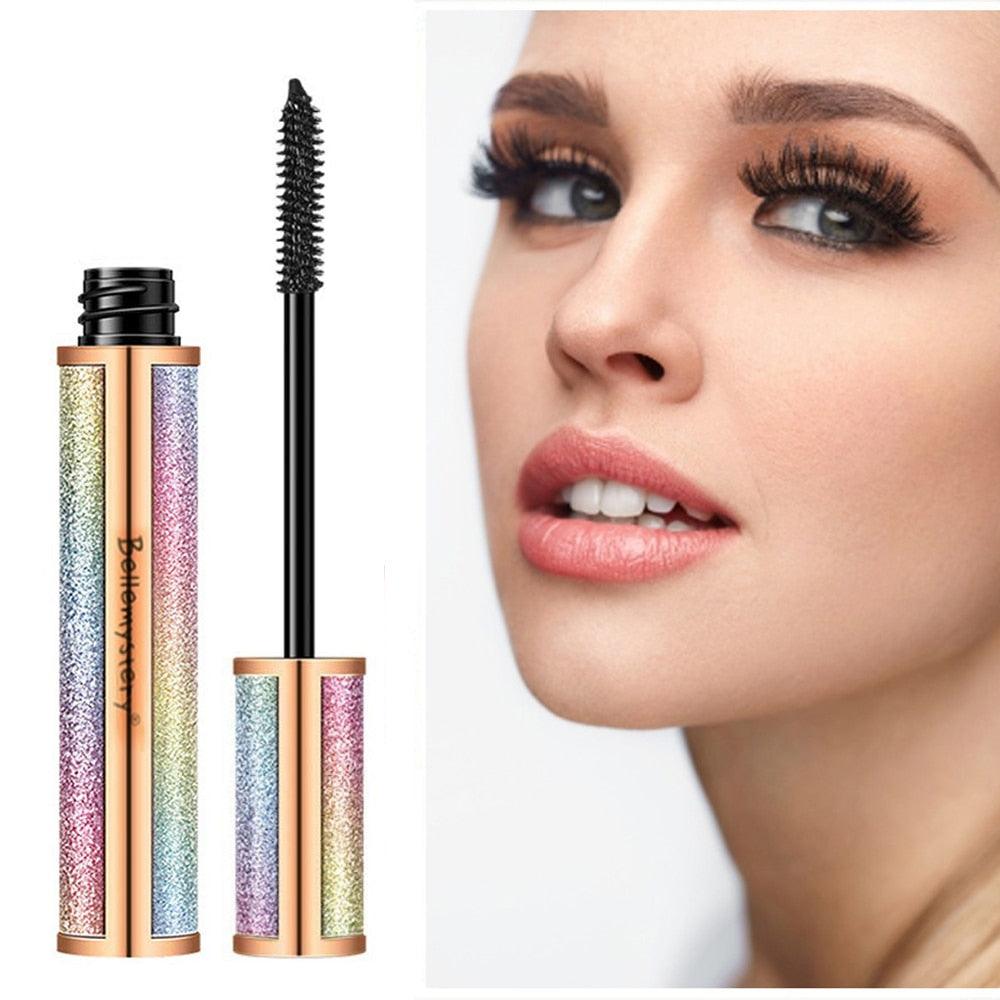 Waterproof Slender Mascara Eyeliner Set Long Thick Eyelash Curling Mascara Long Lasting Sweat Proof (M2)(1U86)