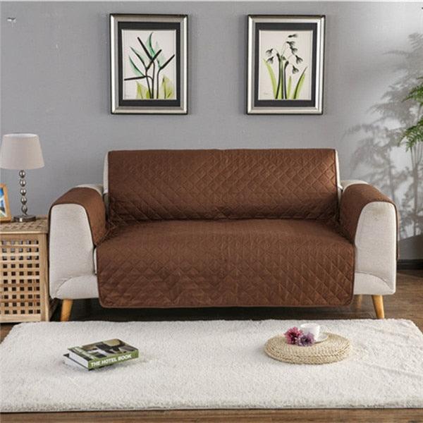 Washable Removable Cover For Sofa - Dog Pets Furniture Protector Anti-Slip Armrest Slipcover Armchair Couch Cover (7W3)(F74)