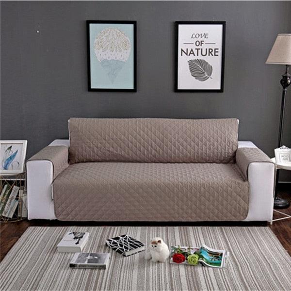 Washable Removable Cover For Sofa - Dog Pets Furniture Protector Anti-Slip Armrest Slipcover Armchair Couch Cover (7W3)(F74)