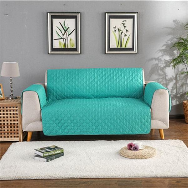 Washable Removable Cover For Sofa - Dog Pets Furniture Protector Anti-Slip Armrest Slipcover Armchair Couch Cover (7W3)(F74)