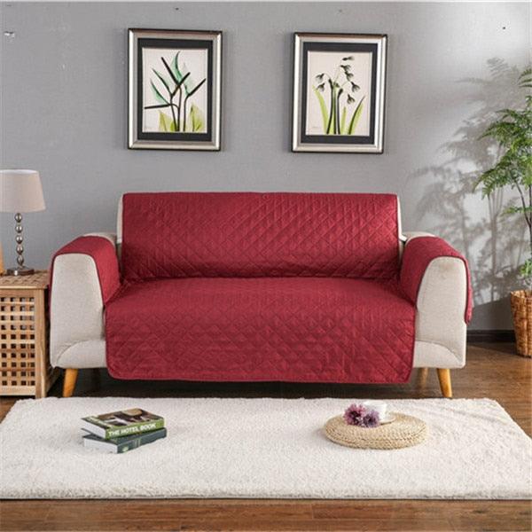 Washable Removable Cover For Sofa - Dog Pets Furniture Protector Anti-Slip Armrest Slipcover Armchair Couch Cover (7W3)(F74)