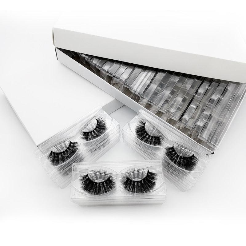 Wholesale False Eyelashes 20/30/50 PCS Lashes In Bulk 3d Mink Lashes Wholesale Eyelashes Natural Mink (M2)(1U86)(F86)
