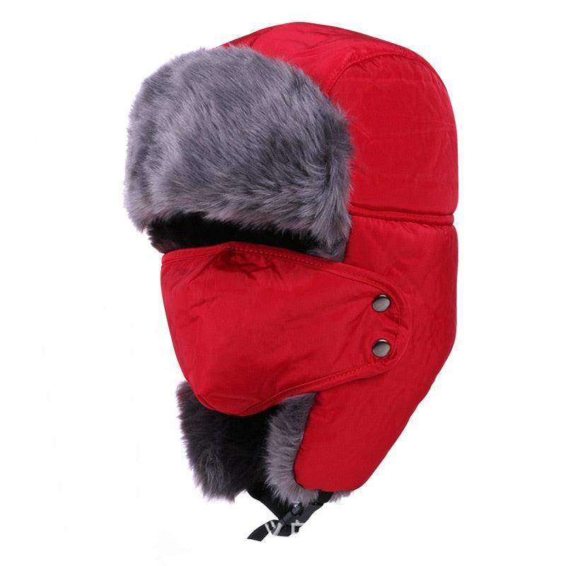 Winter Scarf Trapper - Trooper Earflap Snow Ski Hat (WH7)(F87)