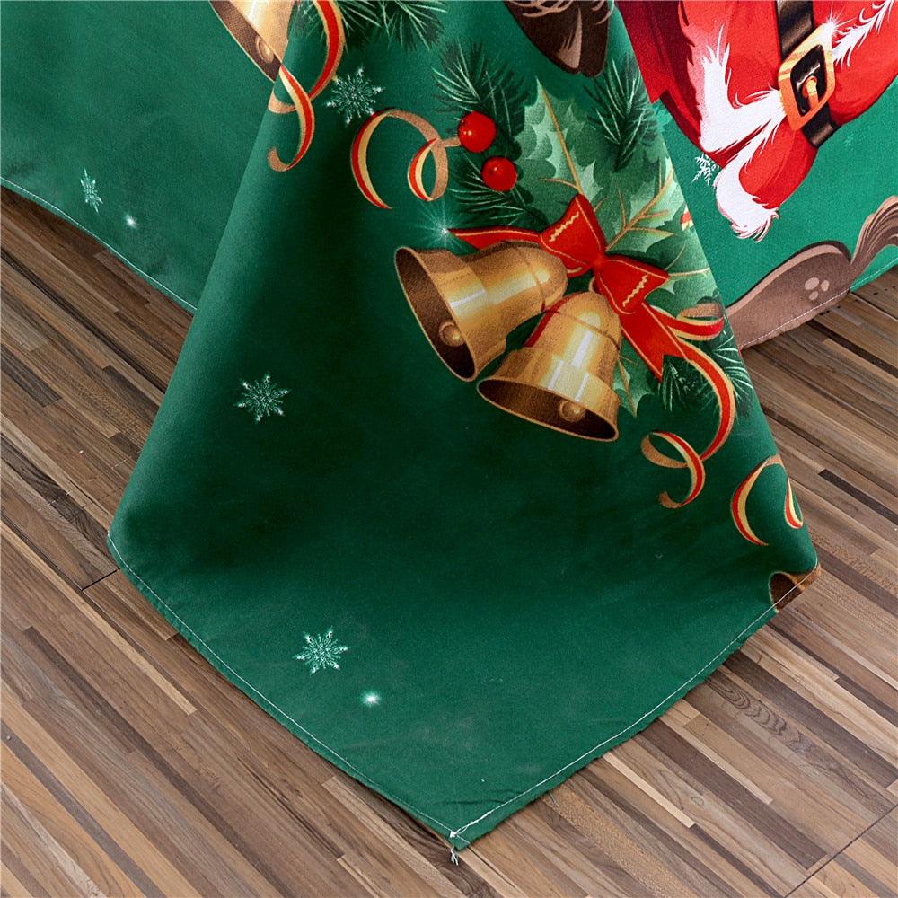 Winter Christmas Bedding Set Polyester King Queen Duvet Cover Set (B&6)(7BM)(8BM)(1U63)(1U66)