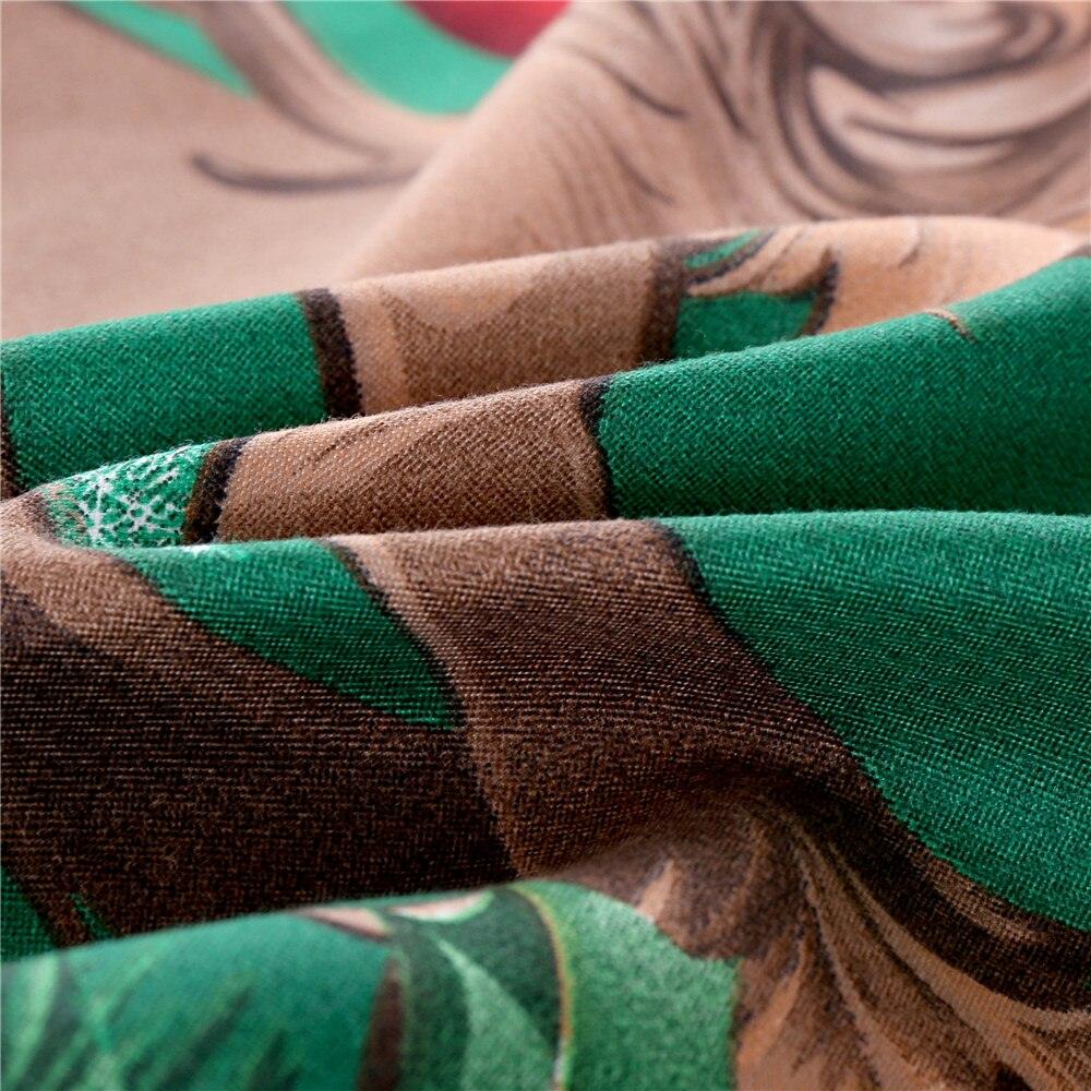 Winter Christmas Bedding Set Polyester King Queen Duvet Cover Set (B&6)(7BM)(8BM)(1U63)(1U66)