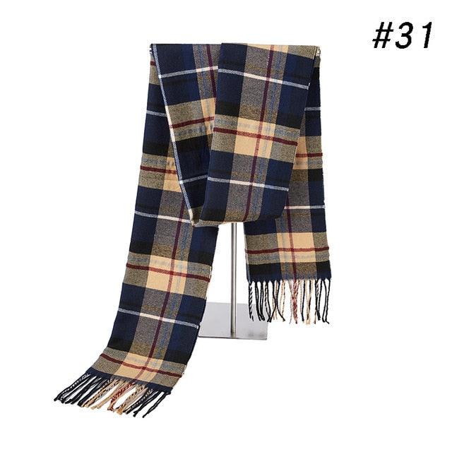 Winter Scarf Men's Warm Foulard Solid Scarves - Fashion Casual Scarf (MA7)(F103)