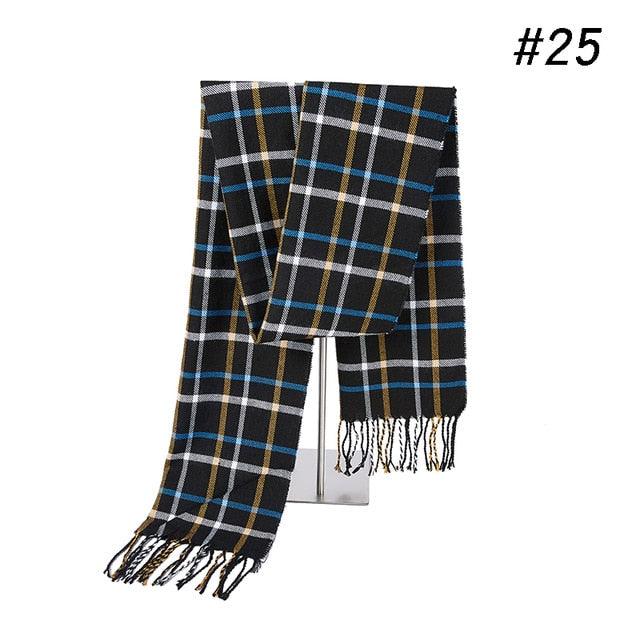 Winter Scarf Men's Warm Foulard Solid Scarves - Fashion Casual Scarf (MA7)(F103)