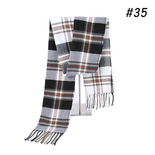 Winter Scarf Men's Warm Foulard Solid Scarves - Fashion Casual Scarf (MA7)(F103)