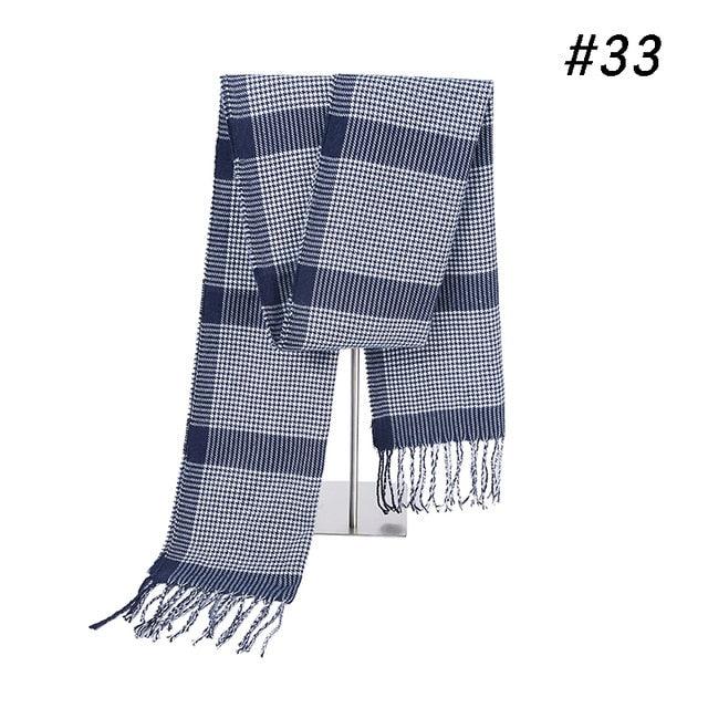 Winter Scarf Men's Warm Foulard Solid Scarves - Fashion Casual Scarf (MA7)(F103)