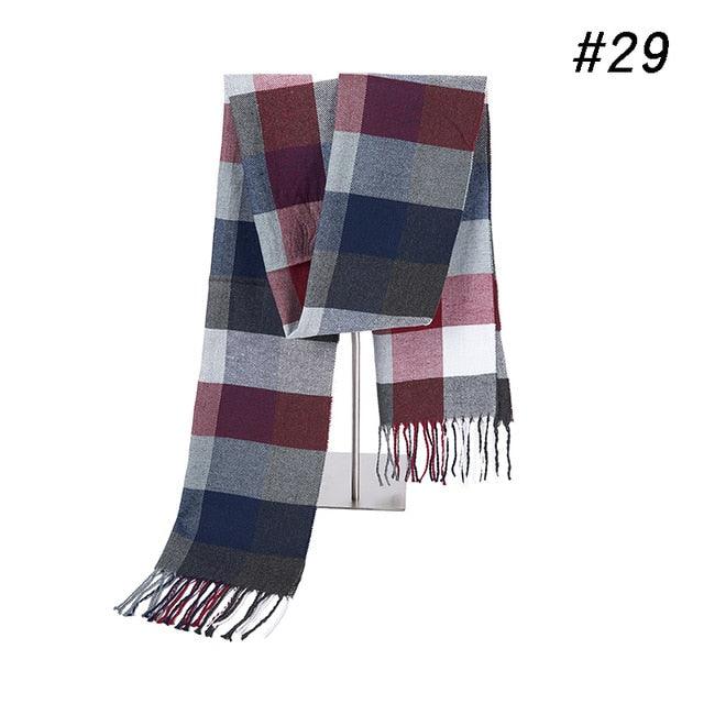 Winter Scarf Men's Warm Foulard Solid Scarves - Fashion Casual Scarf (MA7)(F103)