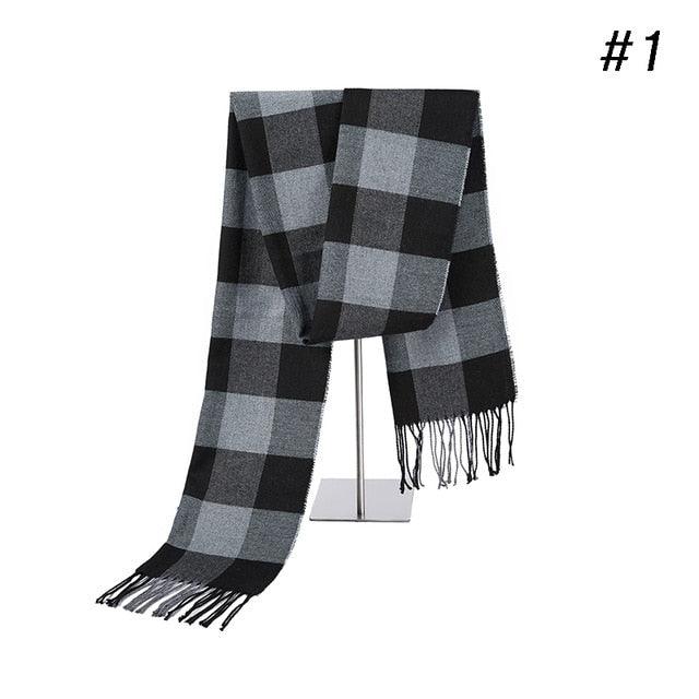 Winter Scarf Men's Warm Foulard Solid Scarves - Fashion Casual Scarf (MA7)(F103)